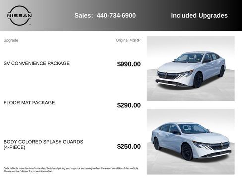 New 2026 Nissan Sentra SV w/ SV Convenience Package image 7