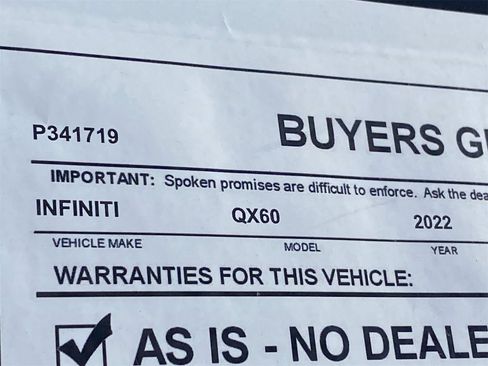 Certified 2022 INFINITI QX60 Luxe w/ Cargo Package image 38