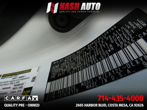 Used 2020 Toyota Corolla XSE image 76