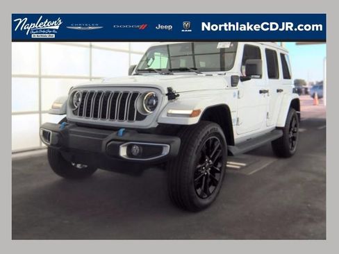 Used 2024 Jeep Wrangler Unlimited Sahara w/ Technology Group AWD/4WD image 1