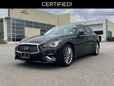 Certified 2023 INFINITI Q50 Luxe w/ Cargo Package RWD image 1