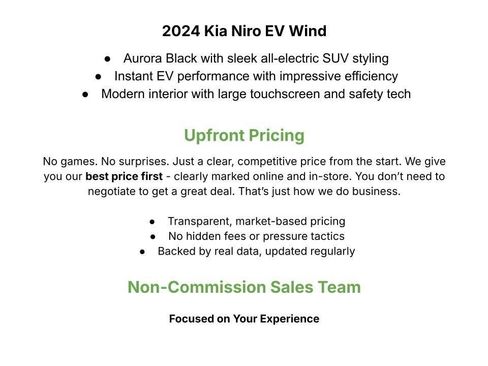 Certified 2024 Kia Niro Wind w/ Wind Preserve Package FWD image 2
