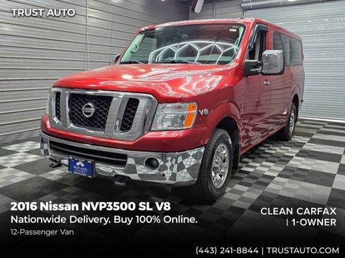 Used 2016 Nissan NV 3500 SL RWD image 1