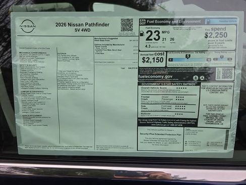 New 2026 Nissan Pathfinder SV image 34