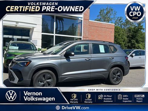 Certified 2025 Volkswagen Taos S FWD image 1
