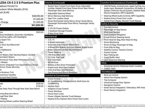 New 2026 MAZDA CX-5 2.5 S w/ Premium Plus Package AWD/4WD image 3