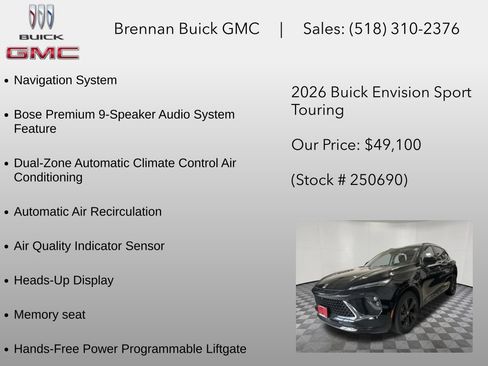 New 2026 Buick Envision Sport Touring AWD/4WD image 12