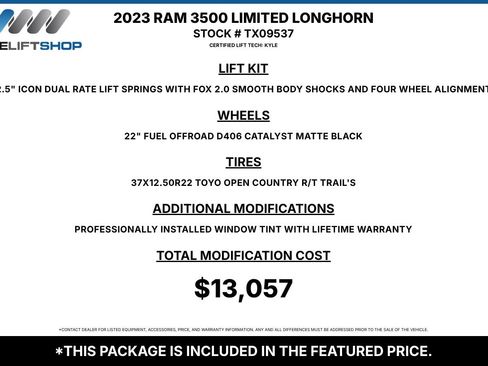 Used 2023 RAM 3500 Limited AWD/4WD image 2
