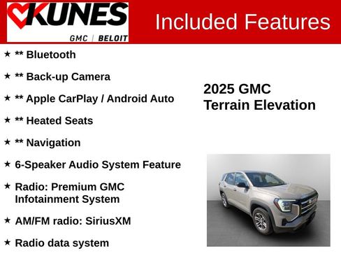 Used 2025 GMC Terrain Elevation AWD/4WD image 2