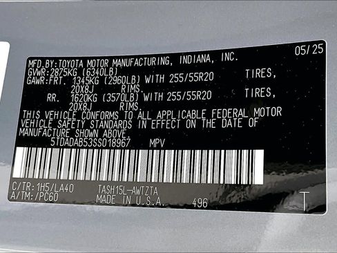 Used 2025 Toyota Grand Highlander AWD Hybrid image 34