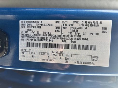Used 2021 Ford F150 Lariat AWD/4WD image 26
