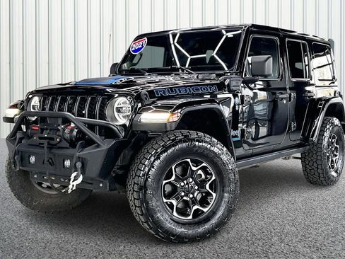 Used 2021 Jeep Wrangler Unlimited Rubicon 4xe w/ Dual Top Group AWD/4WD image 3