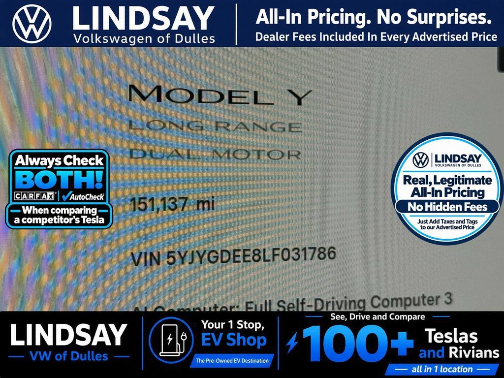 Used 2020 Tesla Model Y Long Range AWD/4WD image 27