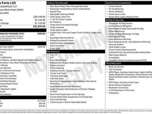 Used 2023 Kia Forte LXS w/ LXS Technology Package FWD image 40