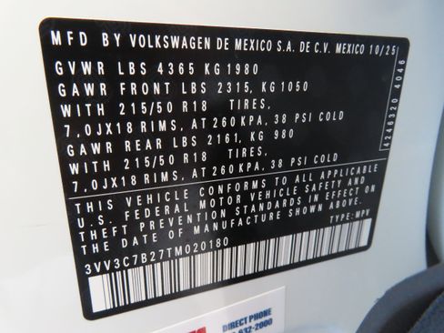New 2026 Volkswagen Taos SE FWD image 29