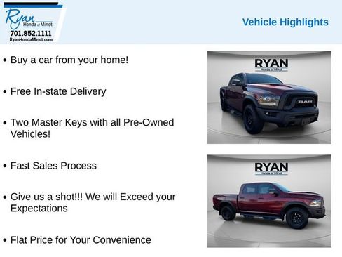 Used 2017 RAM 1500 Rebel w/ Luxury Group AWD/4WD image 2