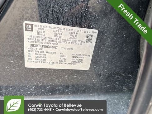 Used 2017 Chevrolet Silverado 1500 LT w/ All Star Edition image 12