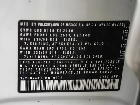 Used 2023 Volkswagen Tiguan SE FWD image 50