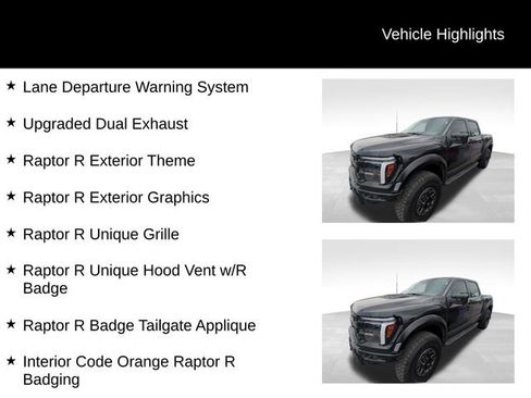 Used 2025 Ford F150 Raptor w/ Equipment Group 803A Raptor R image 12
