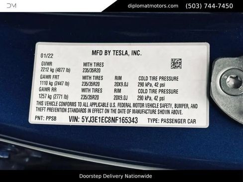 Used 2022 Tesla Model 3 Performance AWD/4WD image 41