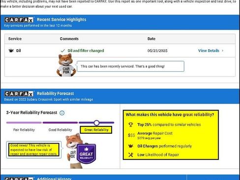 Used 2023 Subaru Crosstrek 2.5i Sport image 14
