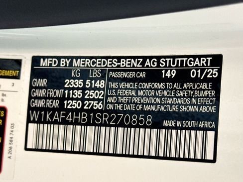 Certified 2025 Mercedes-Benz C 300 4MATIC Sedan image 31