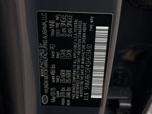 Certified 2025 Hyundai Tucson SEL AWD/4WD image 30
