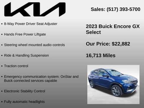 Used 2023 Buick Encore GX Select AWD/4WD image 10