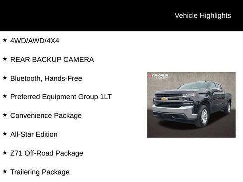 Used 2019 Chevrolet Silverado 1500 LT w/ All-Star Edition AWD/4WD image 2