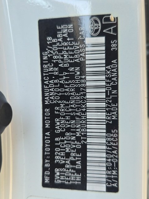 Used 2019 Toyota Corolla SE w/ Carpet Mat Package (TMS) FWD image 15