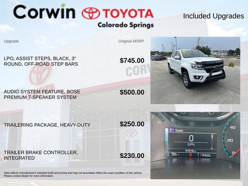 Used 2018 Chevrolet Colorado Z71 AWD/4WD image 4