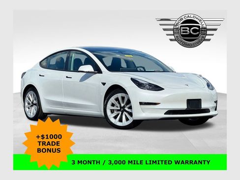 Used 2021 Tesla Model 3 Long Range AWD/4WD image 1