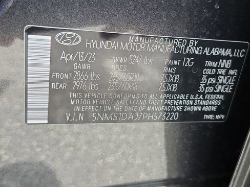Used 2023 Hyundai Santa Fe SE w/ Cargo Package AWD/4WD image 35