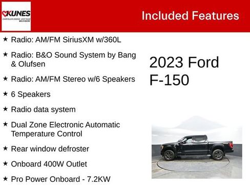 Used 2023 Ford F150 XLT w/ Equipment Group 302A High image 3