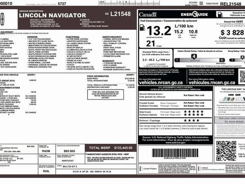 Used 2024 Lincoln Navigator L Reserve w/ Equipment Group 201A image 2