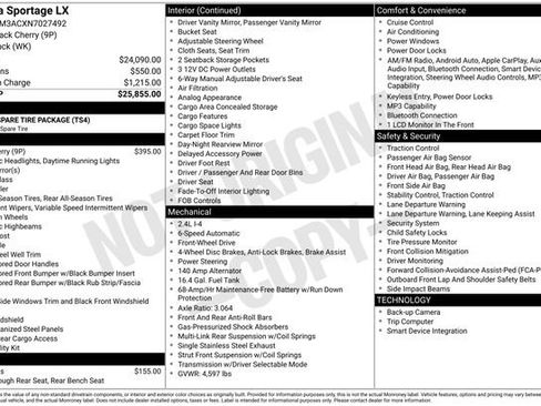 Used 2022 Kia Sportage LX image 36