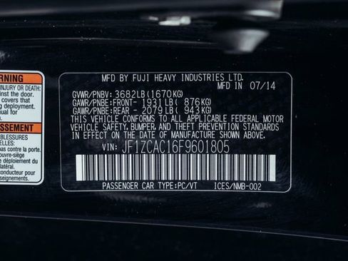 Used 2015 Subaru BRZ Limited w/ Popular Package #2B image 67