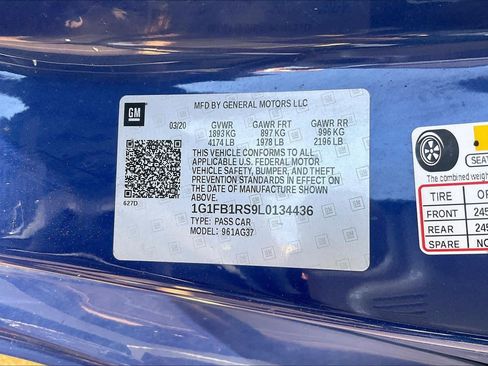 Used 2020 Chevrolet Camaro LT RWD image 31