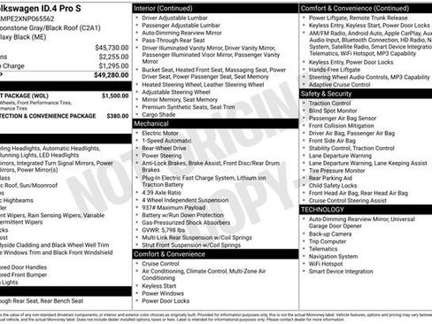 Certified 2022 Volkswagen ID.4 Pro S w/ Gradient Package image 32