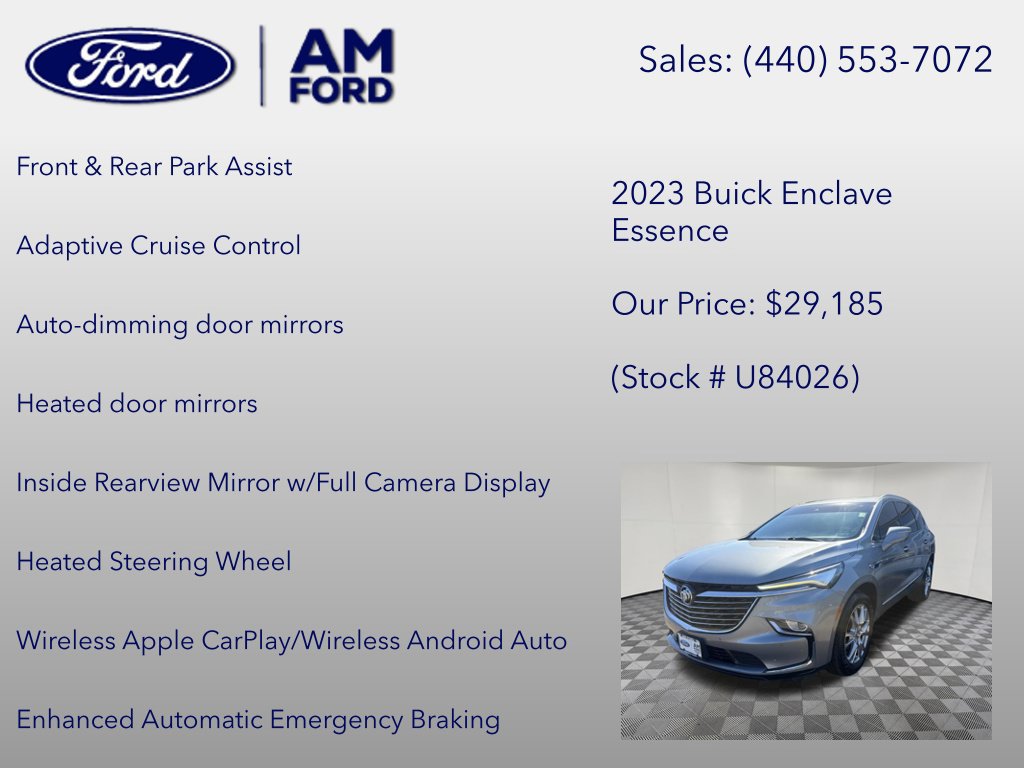 Used 2023 Buick Enclave Essence w/ Experience Buick Package AWD/4WD image 24