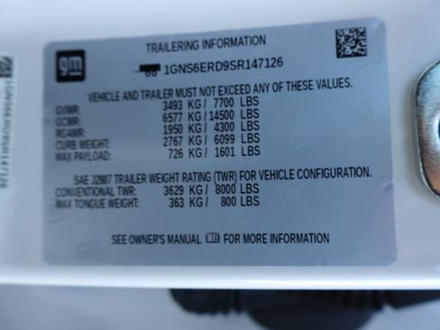 Certified 2025 Chevrolet Suburban RST w/ Comfort Package image 47