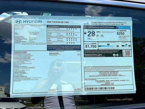 New 2026 Hyundai Tucson SE FWD image 18