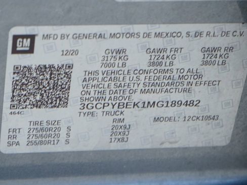 Used 2021 Chevrolet Silverado 1500 Custom image 49