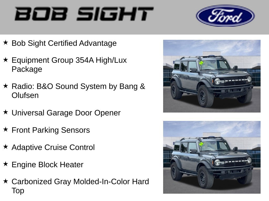 Used 2024 Ford Bronco Wildtrak AWD/4WD image 3