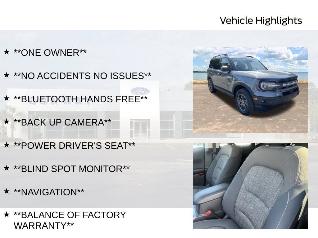 Used 2023 Ford Bronco Sport Big Bend w/ Convenience Package AWD/4WD image 6