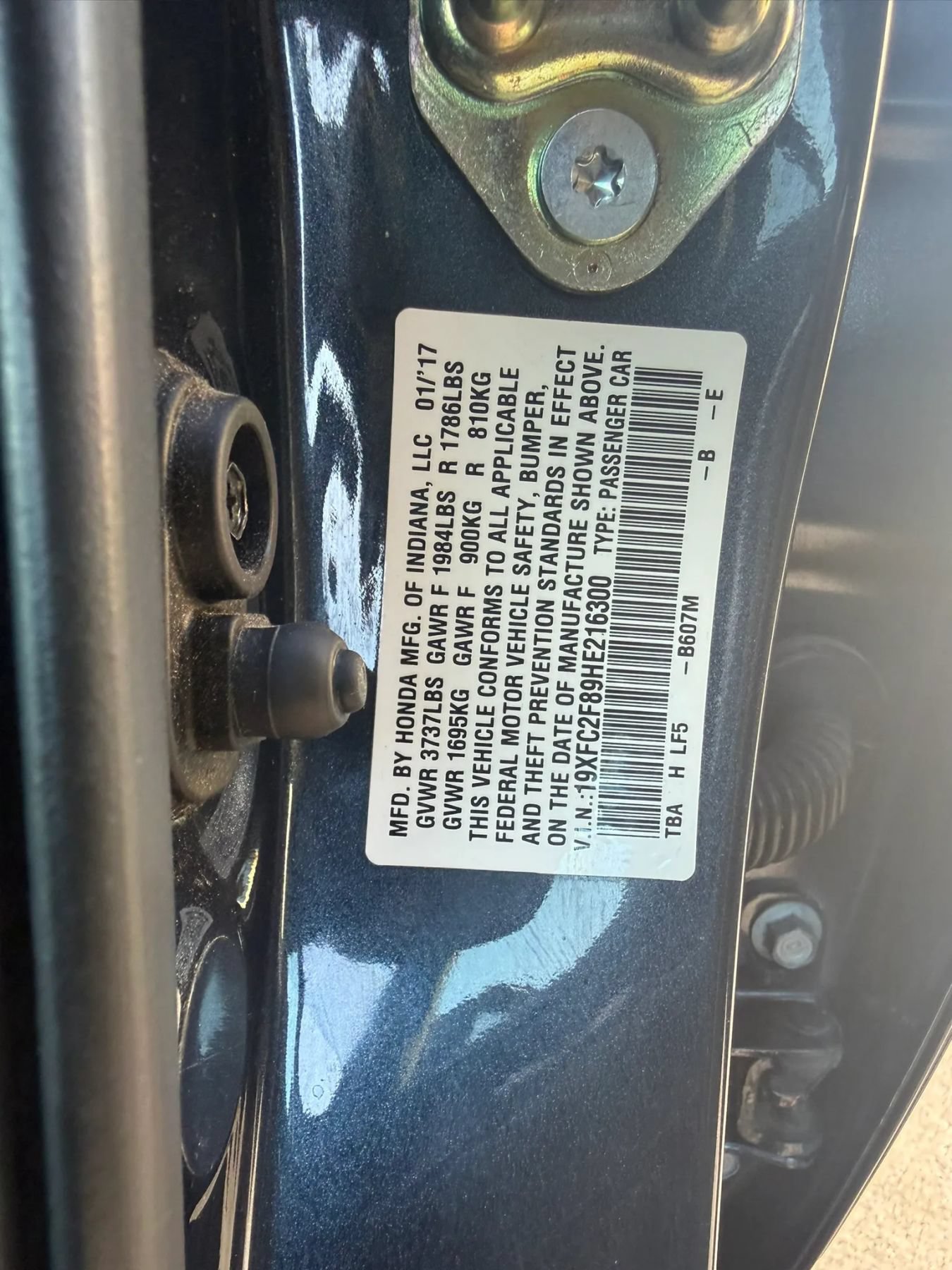 Used 2017 Honda Civic EX image 16