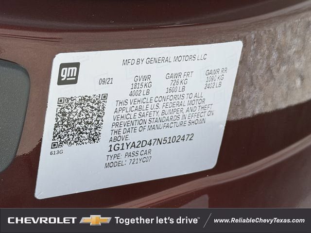 Used 2022 Chevrolet Corvette Stingray Coupe w/ Battery Protection Package RWD image 34