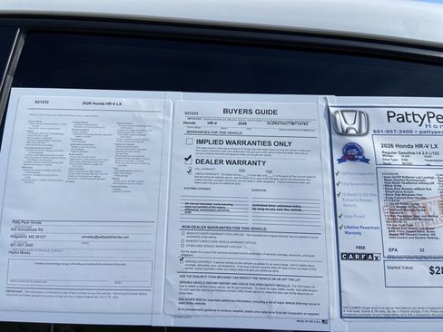Used 2026 Honda HR-V LX image 5