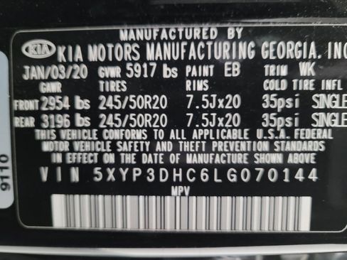 Used 2020 Kia Telluride EX w/ EX Premium Package image 33