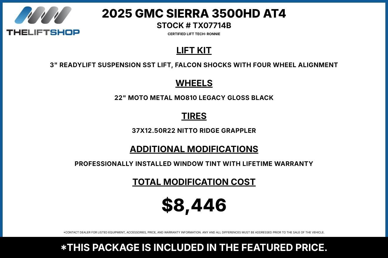 Used 2025 GMC Sierra 3500 AT4 w/ AT4 Premium Plus Package AWD/4WD image 2